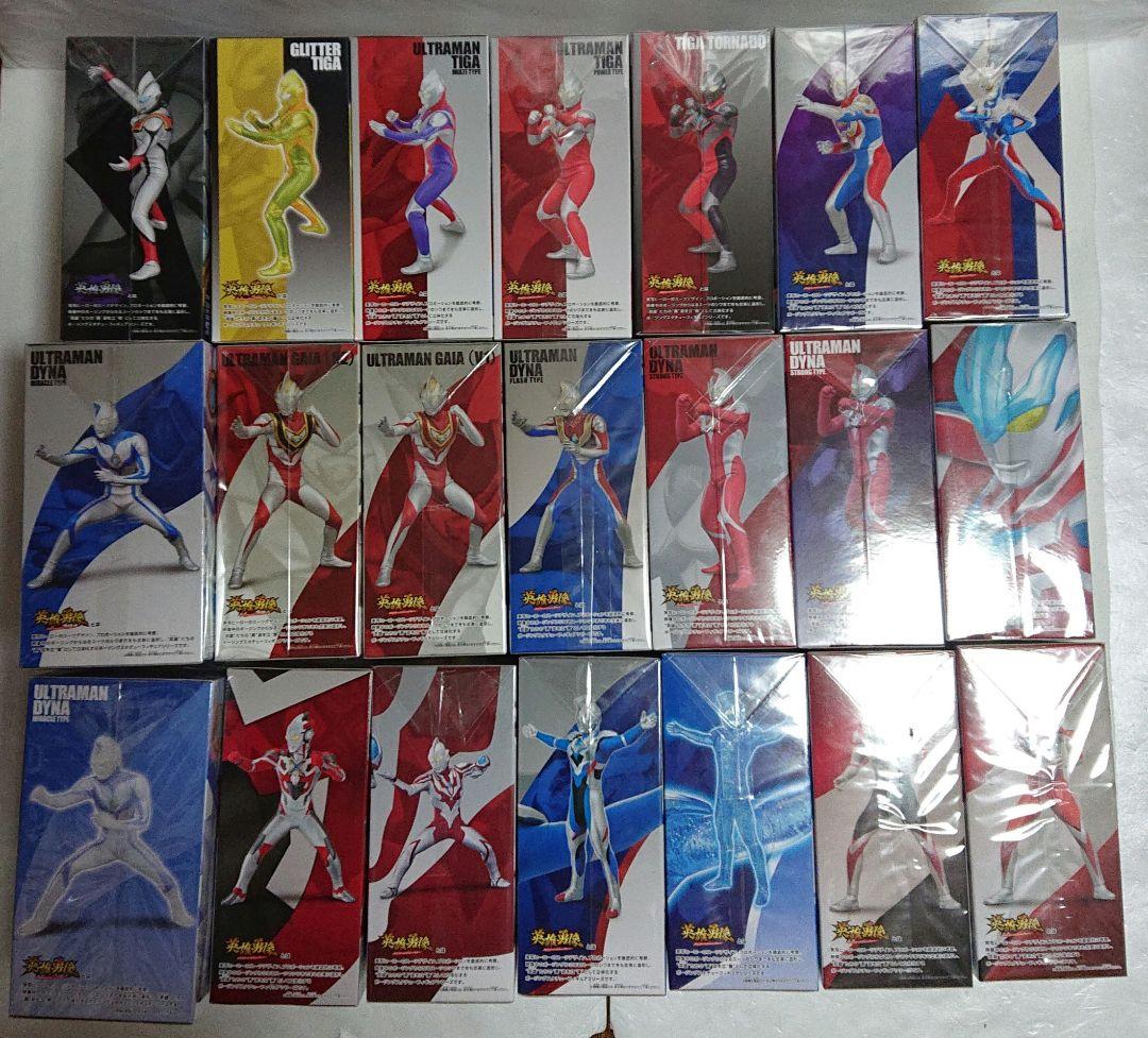 英雄勇像ウルトラマン ダイナ、ガイア、ティガetc.21体セット - メルカリ