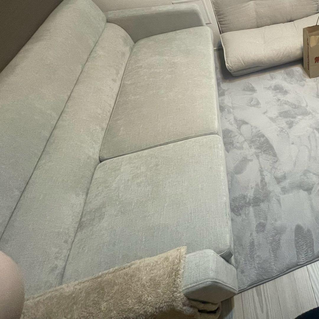 ニトリ カウチソファ 布張りタイプ