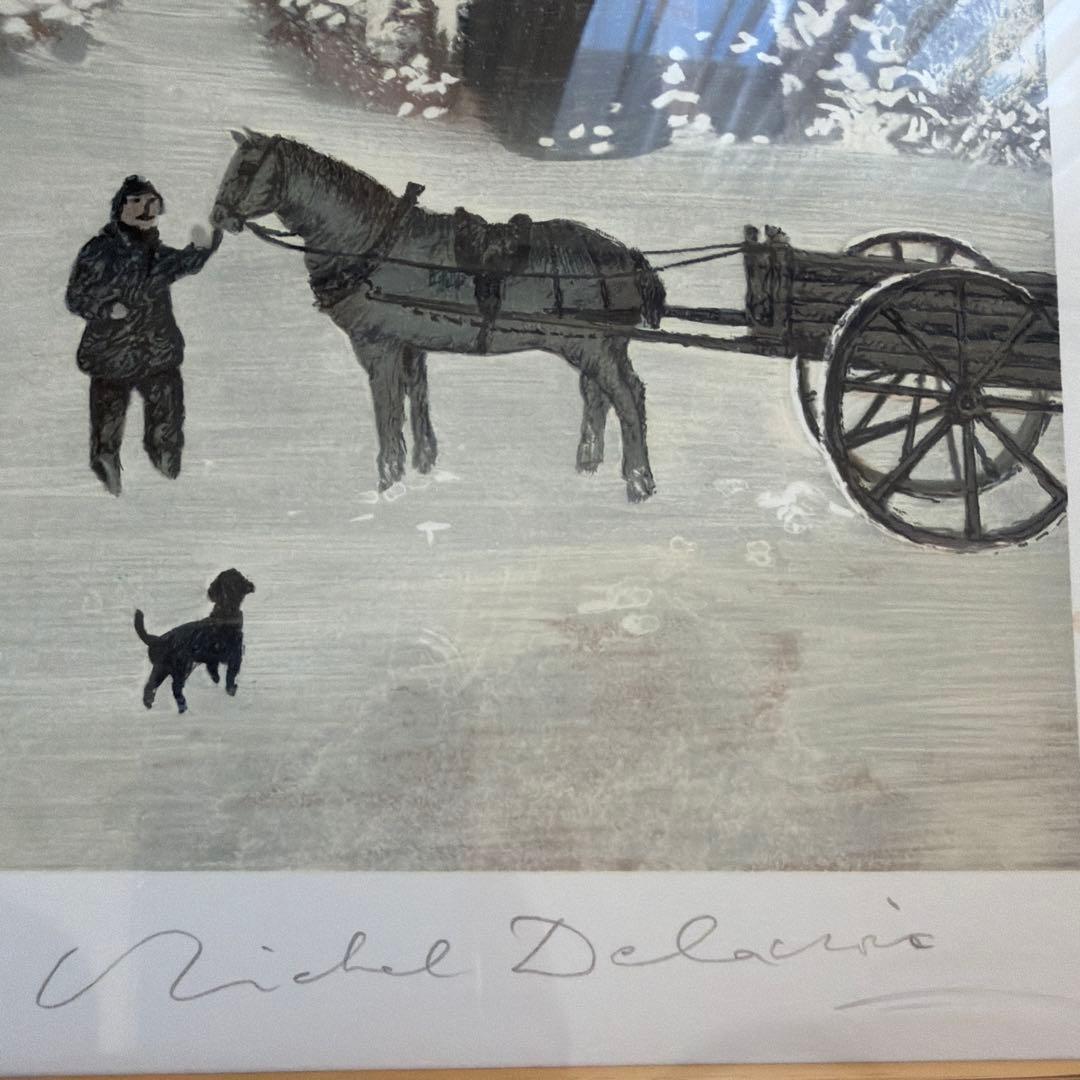 ミッシェルドラクロワ「雪のノルマンディー」