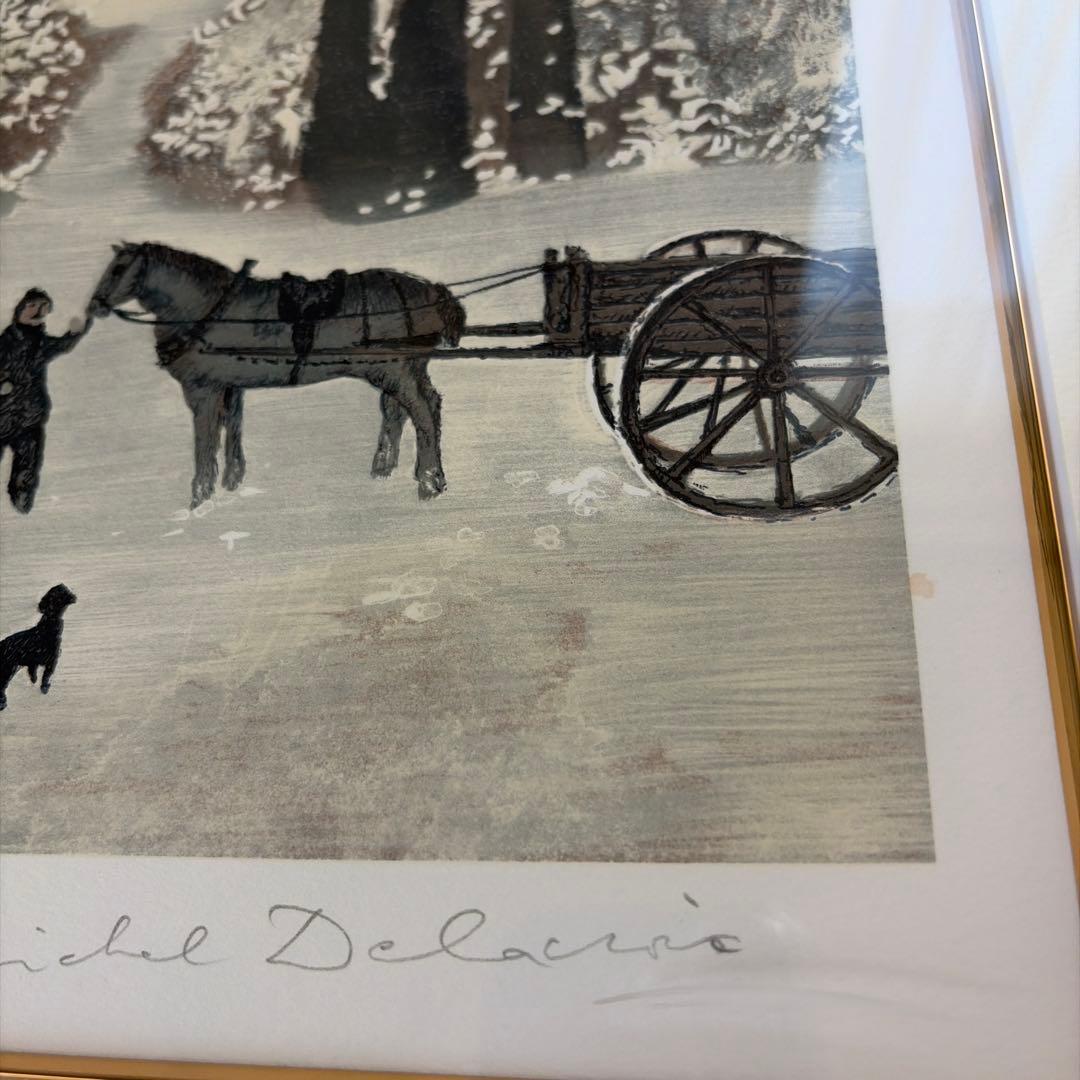 ミッシェルドラクロワ「雪のノルマンディー」