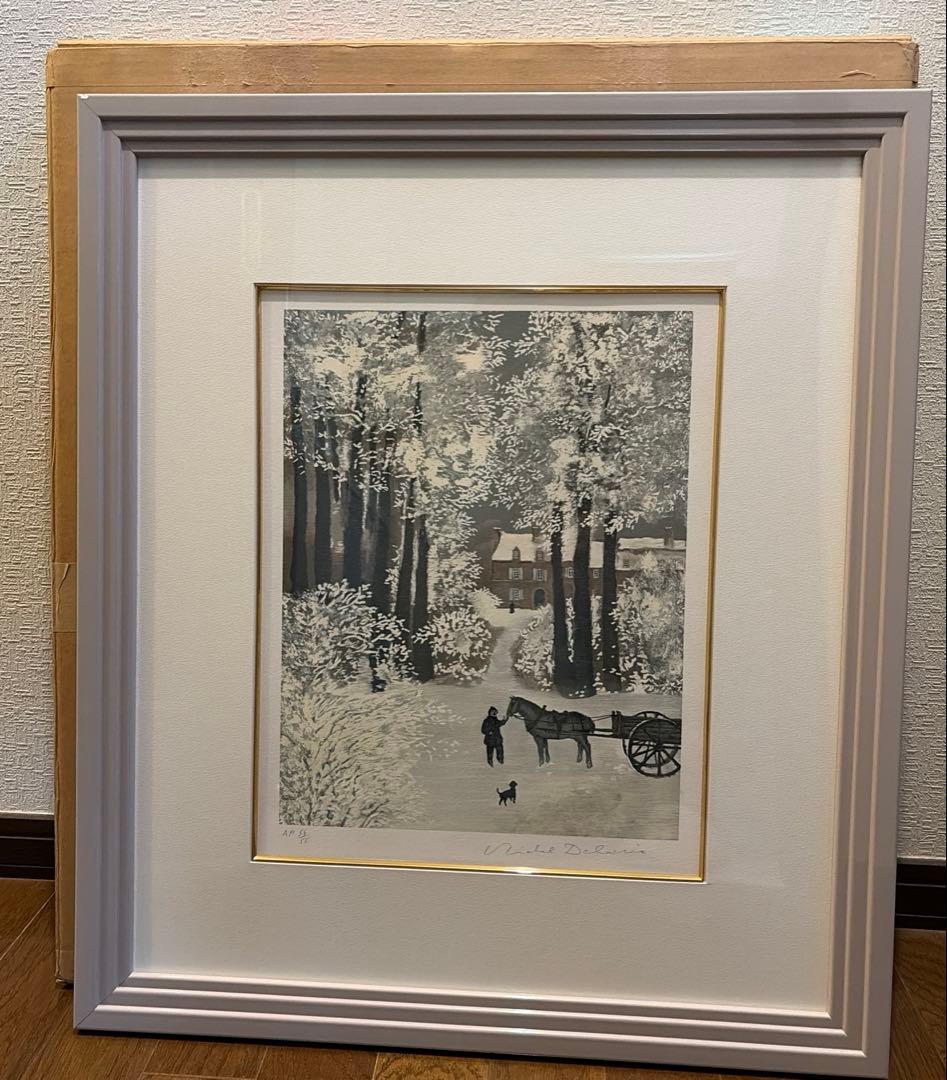 ミッシェルドラクロワ「雪のノルマンディー」