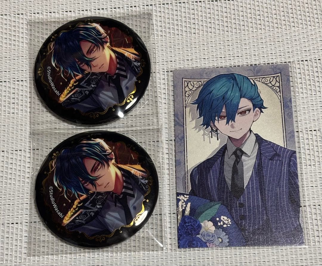 悪魔執事と黒い猫 あくねこ 4周年 箔押し 缶バッジ 特典 ハウレス