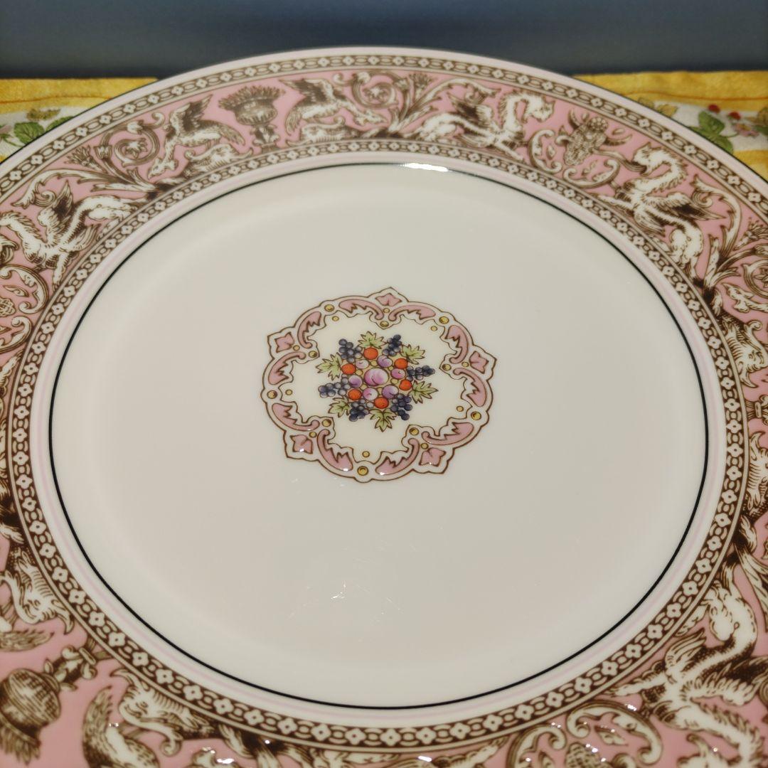 ウェッジウッド　フロレンティーン　ピンク　プレート　20cm　プレミア品　1枚