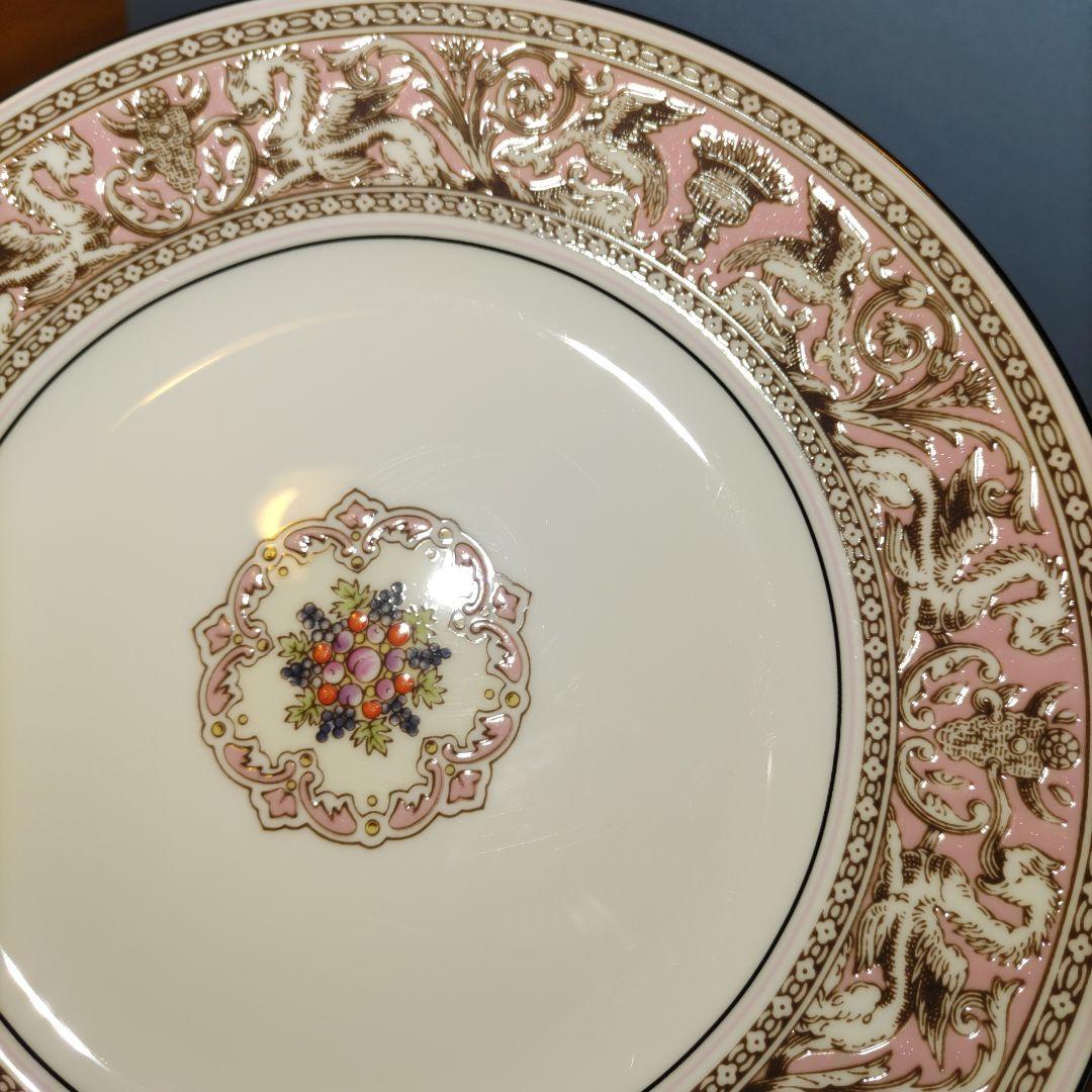 ウェッジウッド　フロレンティーン　ピンク　プレート　20cm　プレミア品　1枚