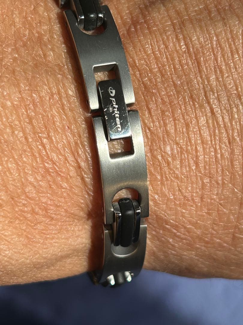 ファイテンハードコートチタンブレス メタックス スリムLサイズ