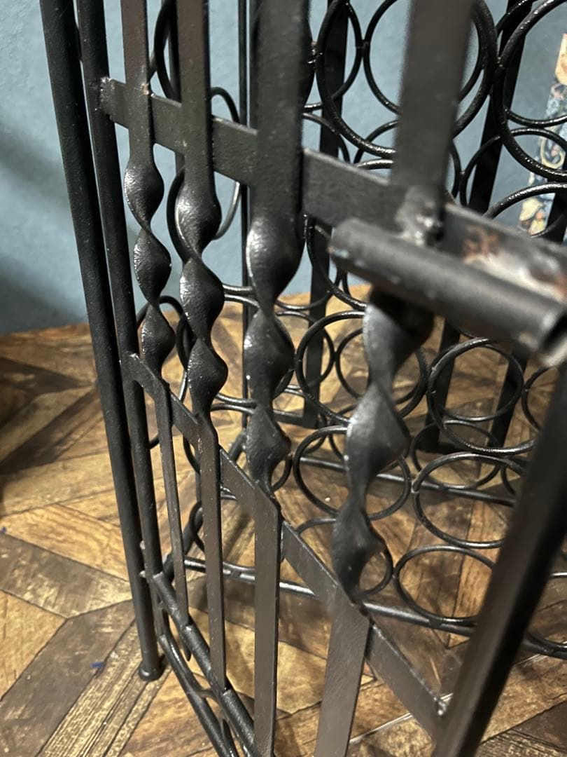 ワインラック アイアン アンティーク シェルフ インテリア ビンテージ