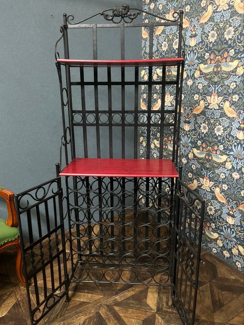 ワインラック アイアン アンティーク シェルフ インテリア ビンテージ