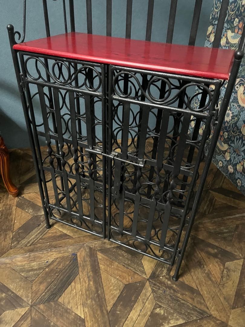 ワインラック アイアン アンティーク シェルフ インテリア ビンテージ