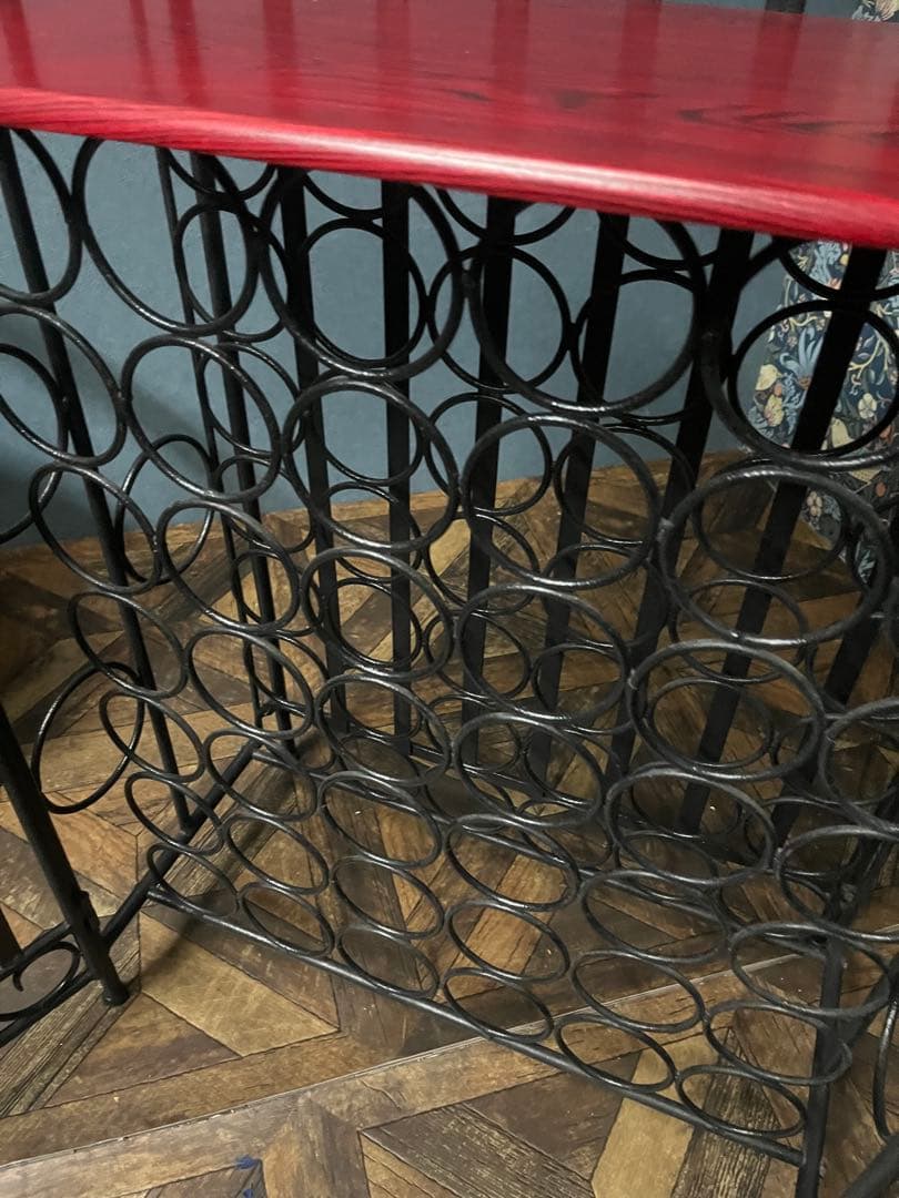 ワインラック アイアン アンティーク シェルフ インテリア ビンテージ