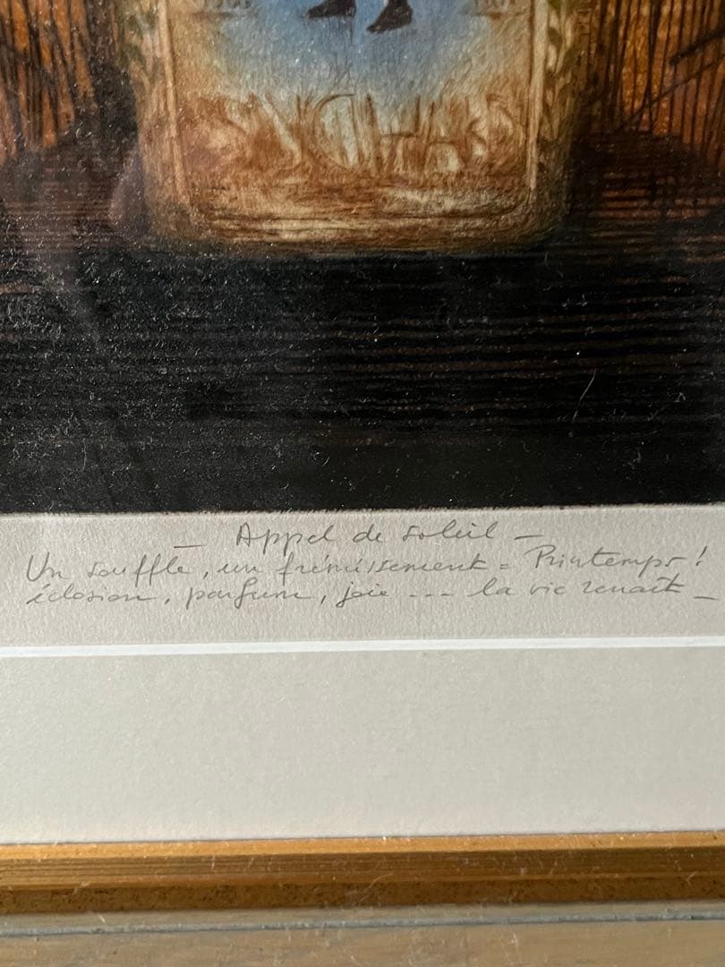 ☆Suzanne pinotte☆シルクスクリーン 額82x70㎝