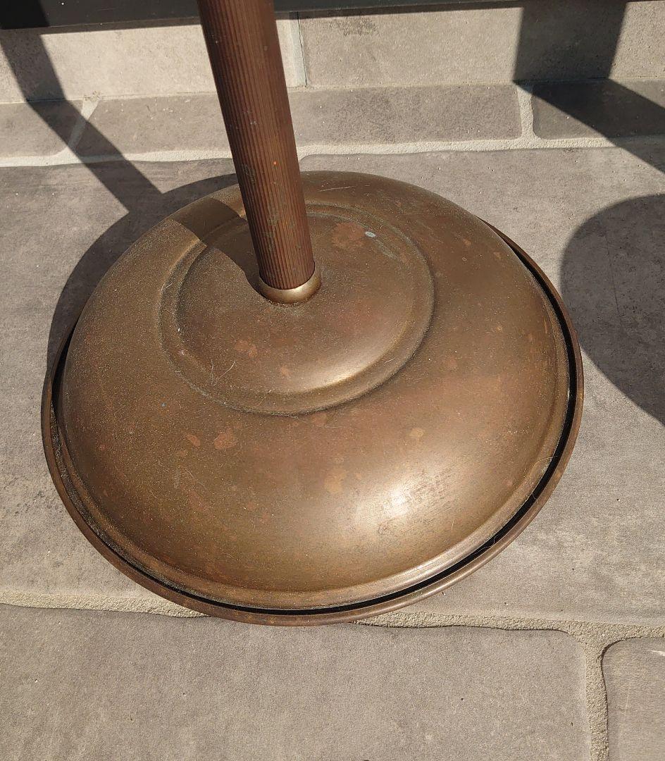 照明　フロアスタンド　アンティーク　真鍮