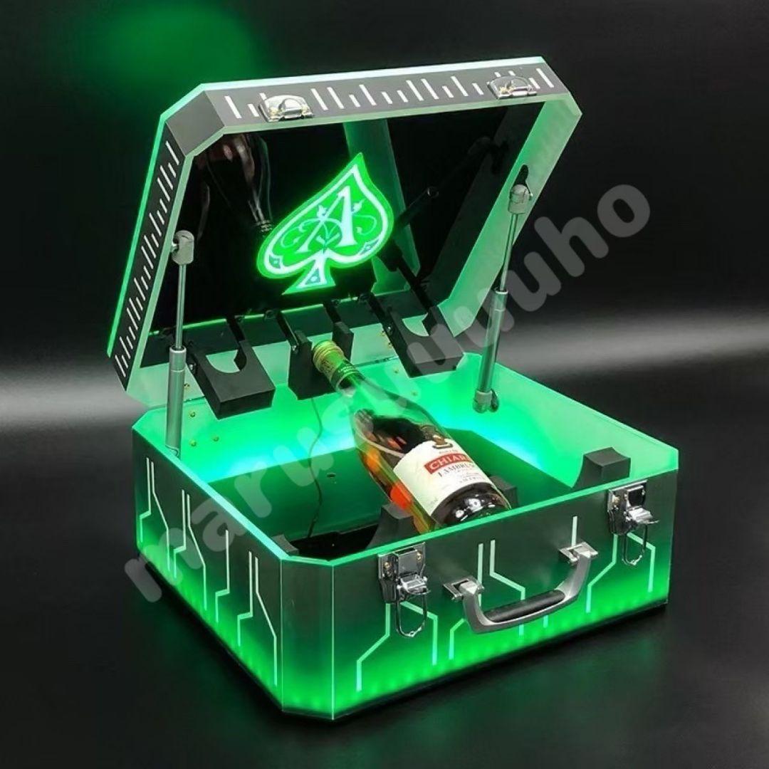 【新品】シャンパンボトルケース アルマンド アタッシュケース コロフルLED