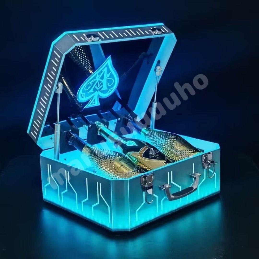 【新品】シャンパンボトルケース アルマンド アタッシュケース コロフルLED