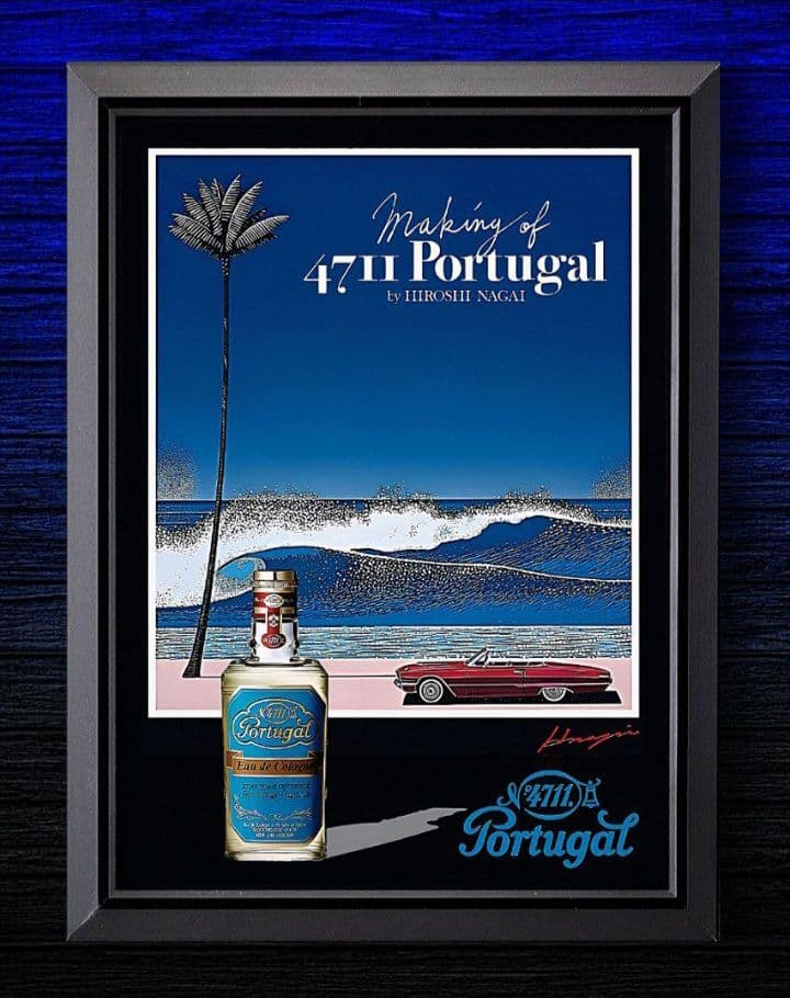 永井博・鈴木英人・わたせせいぞうPortugal【A4写真ポスター額装付７点】