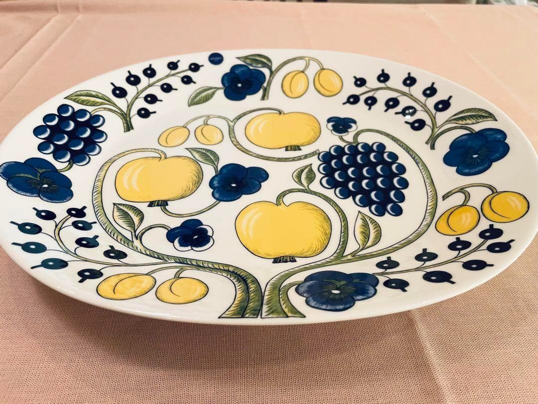 【美品】　ARABIA　アラビア　パラティッシ　オーバルプレート 　36cm