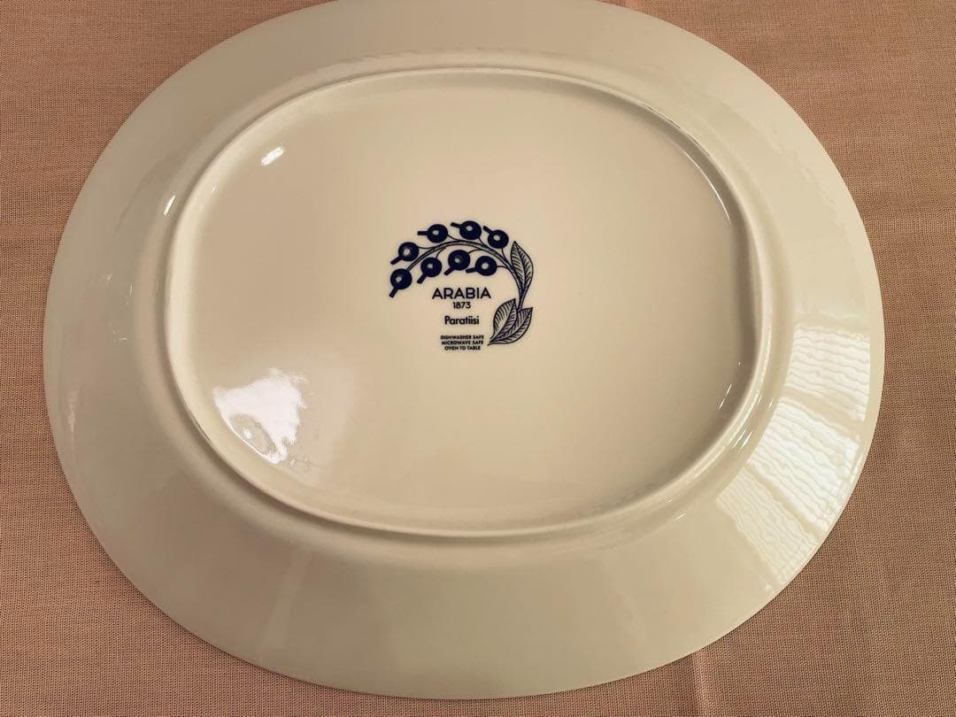 【美品】　ARABIA　アラビア　パラティッシ　オーバルプレート 　36cm