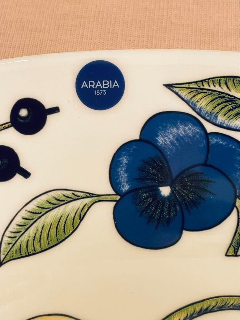 【美品】　ARABIA　アラビア　パラティッシ　オーバルプレート 　36cm