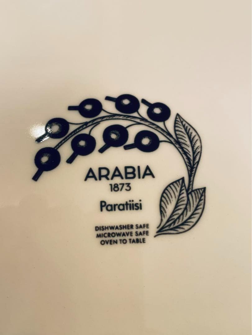 【美品】　ARABIA　アラビア　パラティッシ　オーバルプレート 　36cm