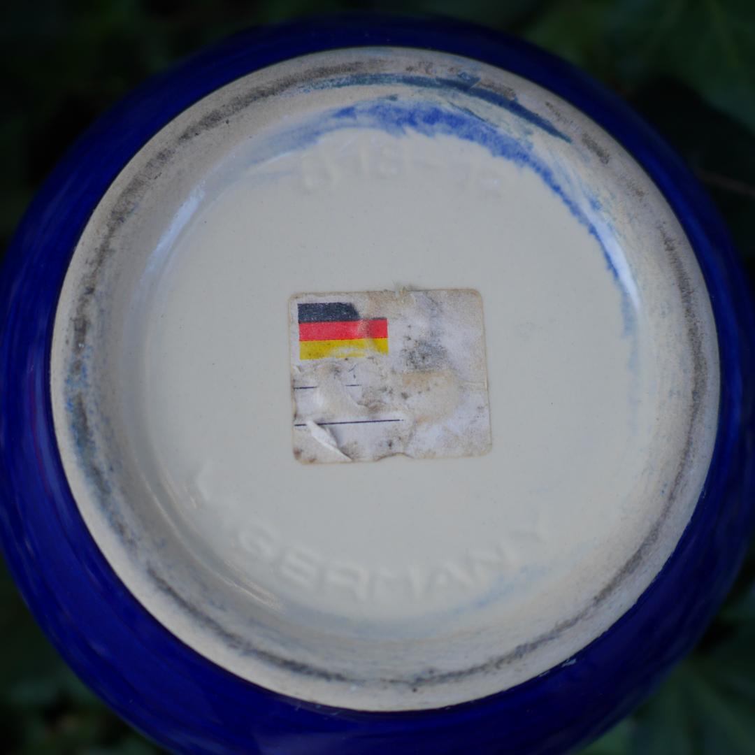 西ドイツ製 15㎝ フラワーベース scheurich Fat Lava