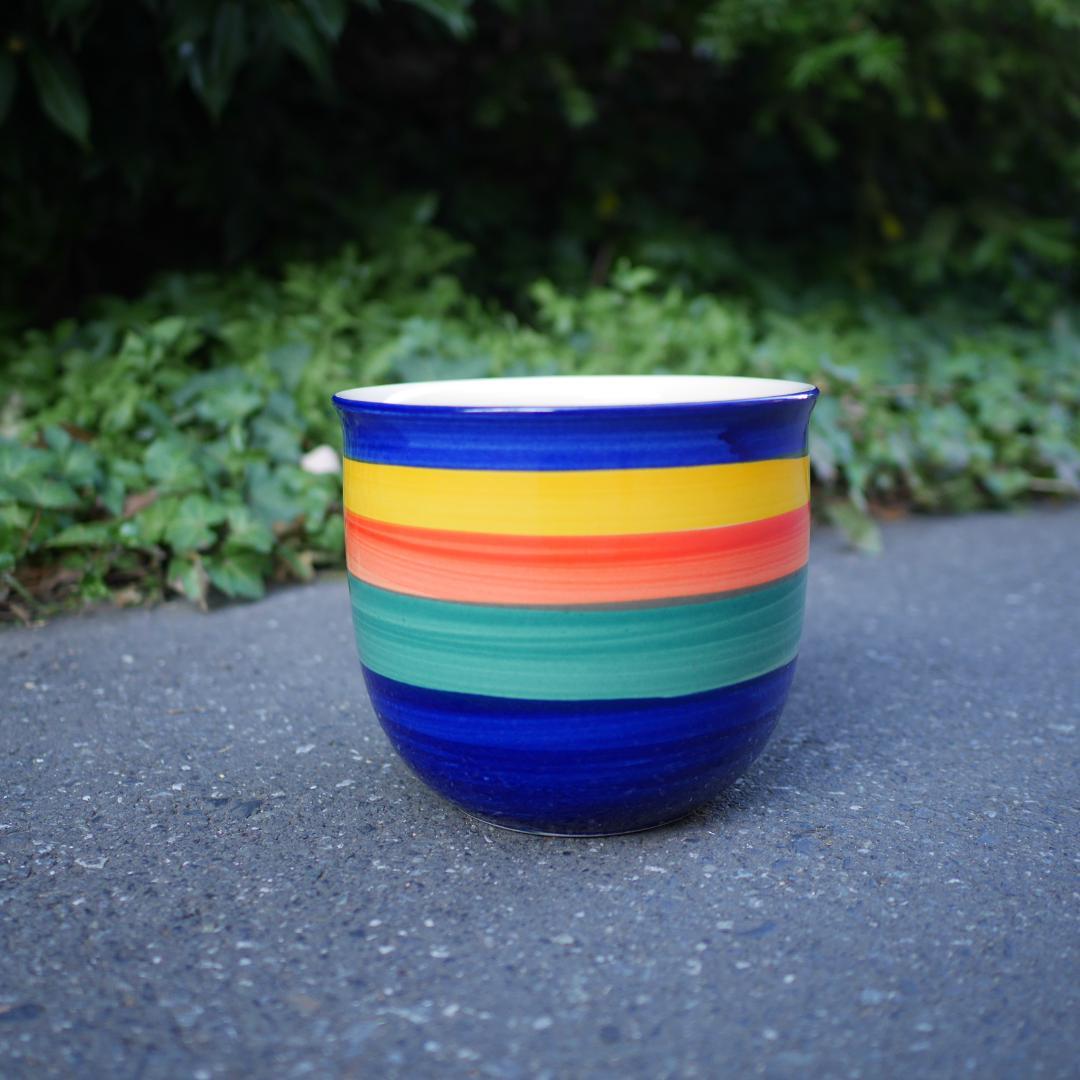 西ドイツ製 15㎝ フラワーベース scheurich Fat Lava