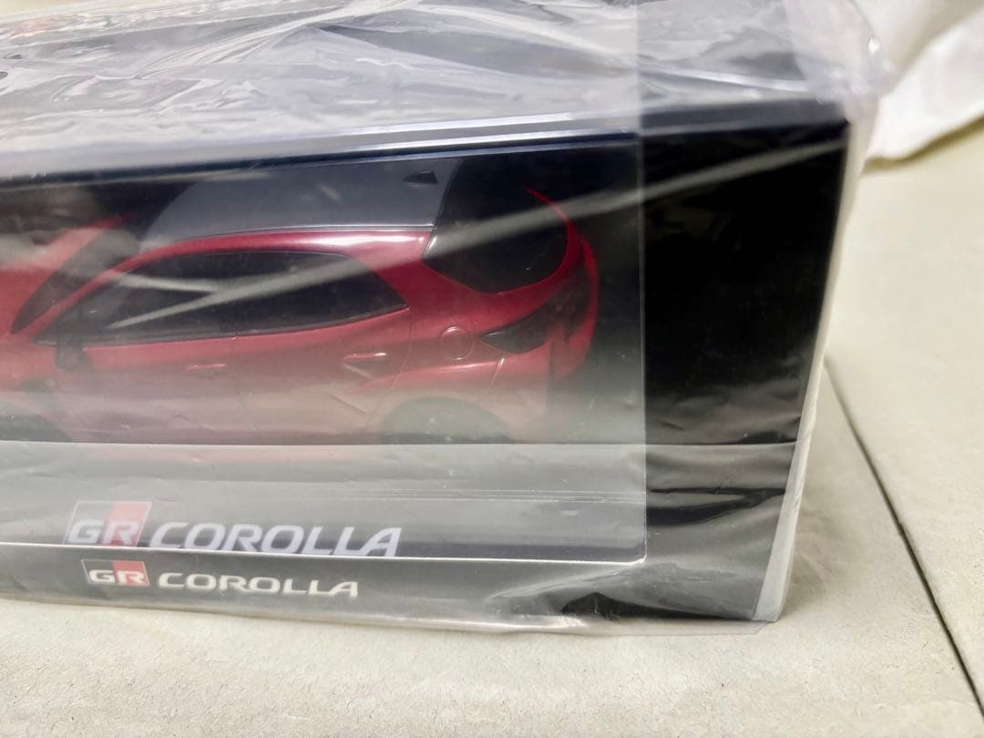 GRカローラ前期 ミニカー エモーショナルレッドⅡ ケース付き未開封