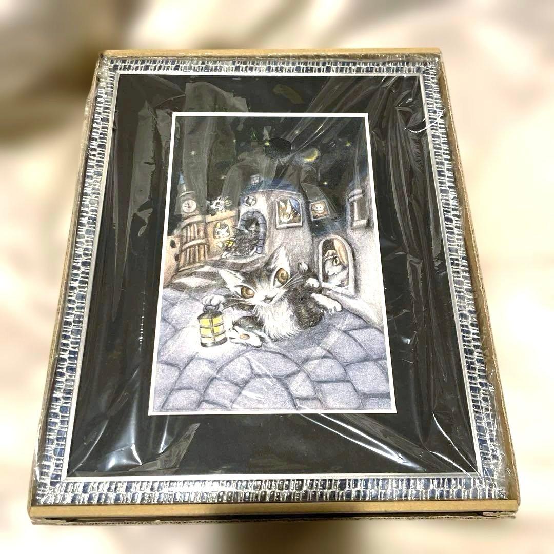 ✨新品・希少✨わちふぃーるど ダヤン 限定 カシオ コラボ レリーフアート 額縁