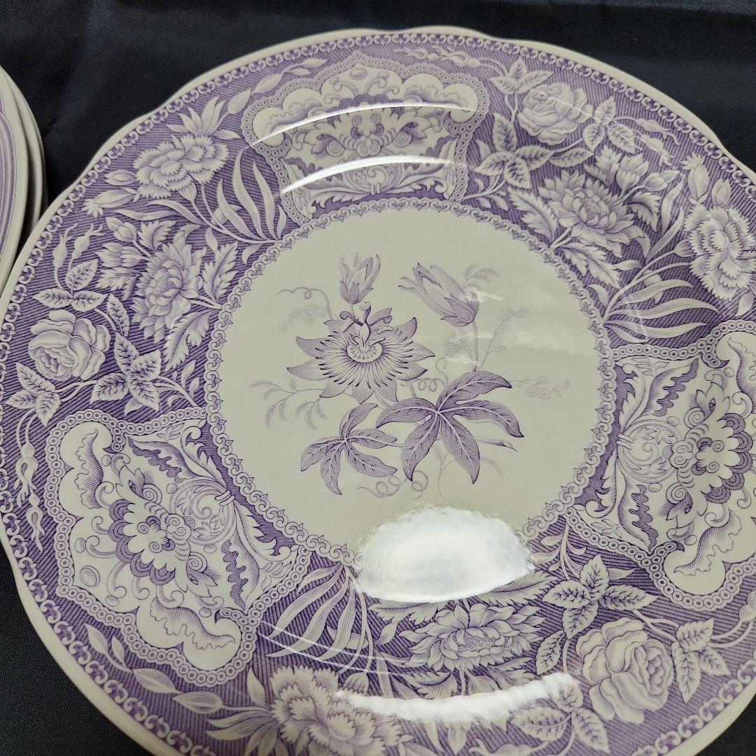 スポード ジョージアンシリーズ ボタニカル フローラル 各3客 ライラック レア