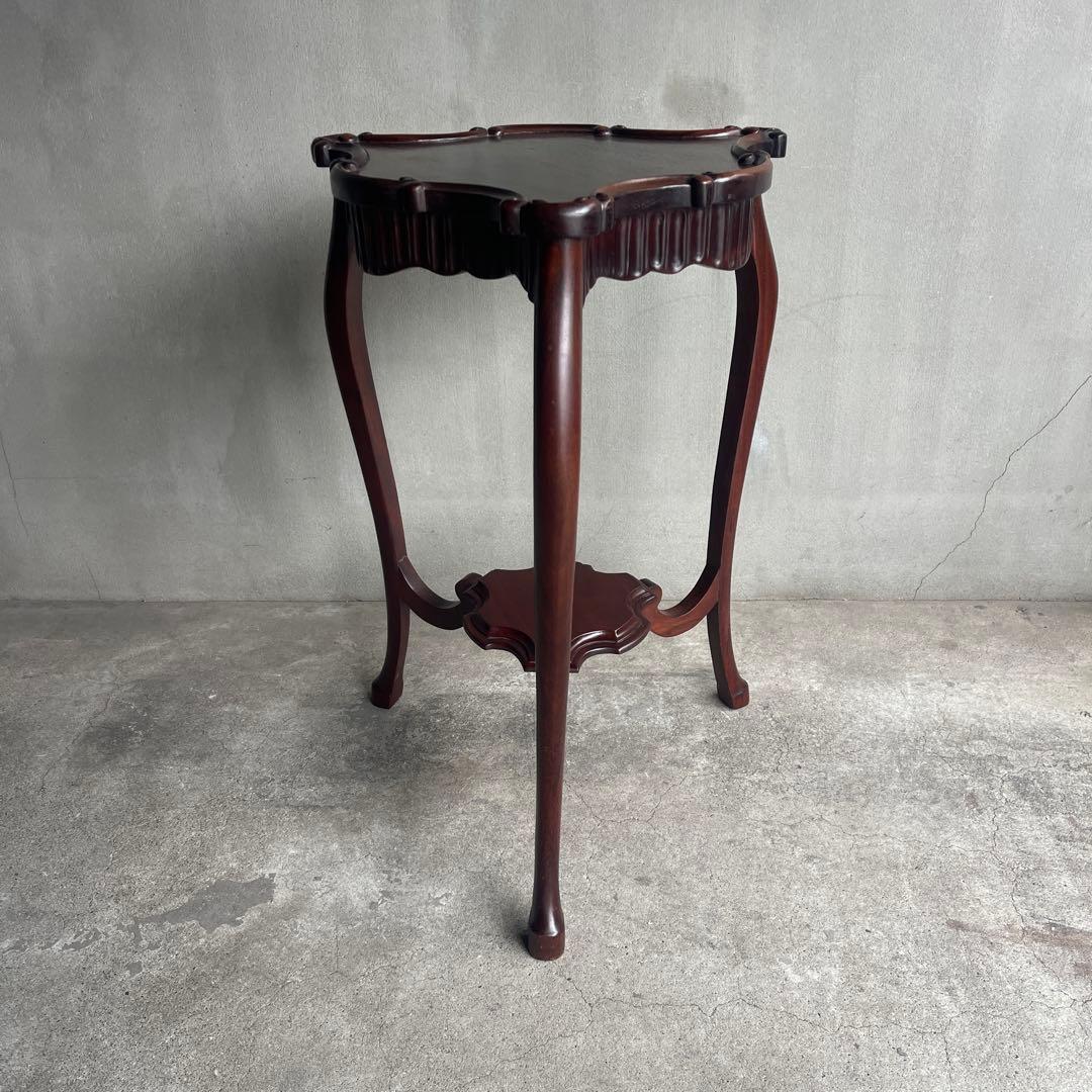 オールドヴィンテージ　イタリア　オケージョナルテーブル　花台　サイドテーブル