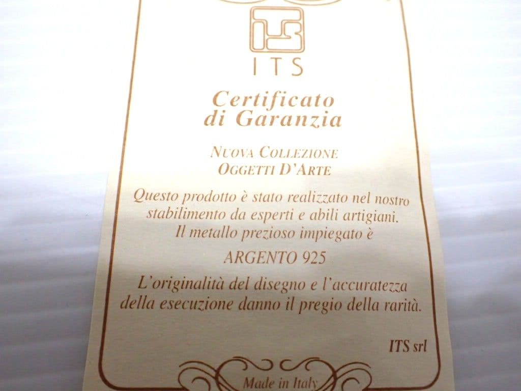 【未使用】 イタリア製 ITS社 銀製フォトフレーム 写真立て シルバー925