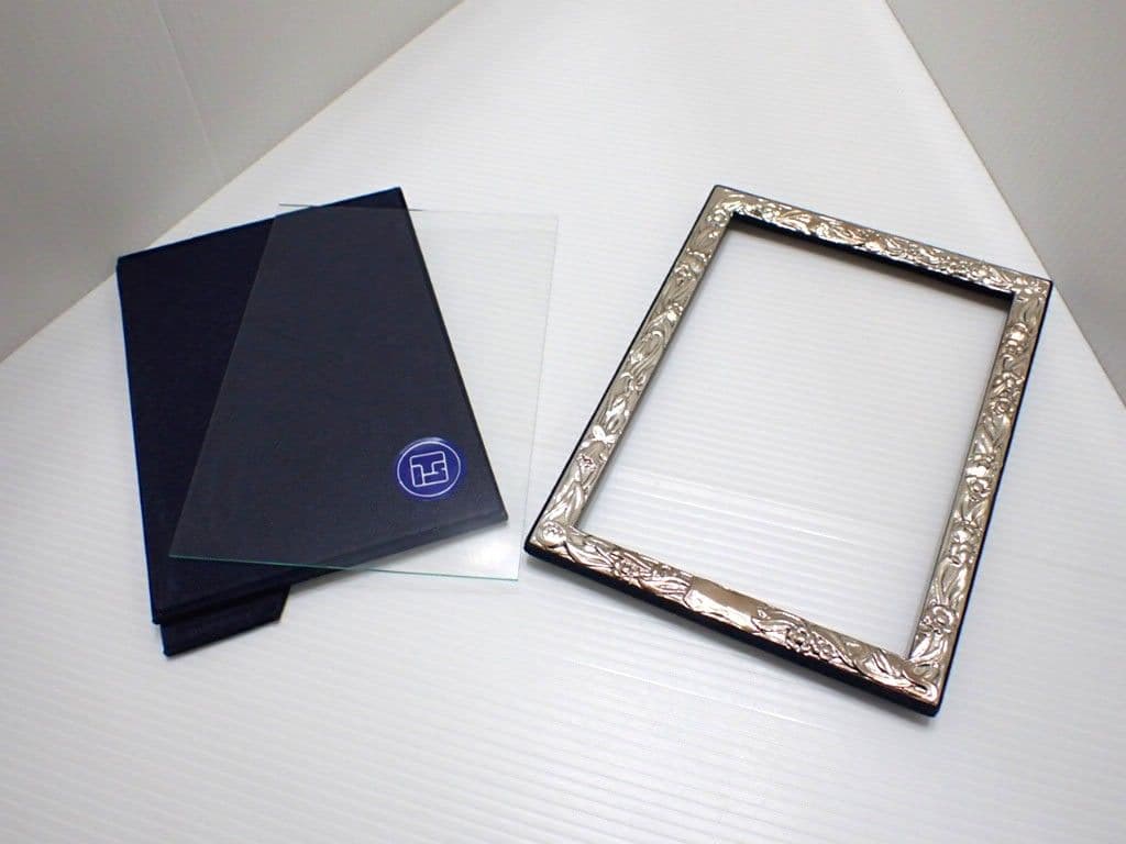 【未使用】 イタリア製 ITS社 銀製フォトフレーム 写真立て シルバー925