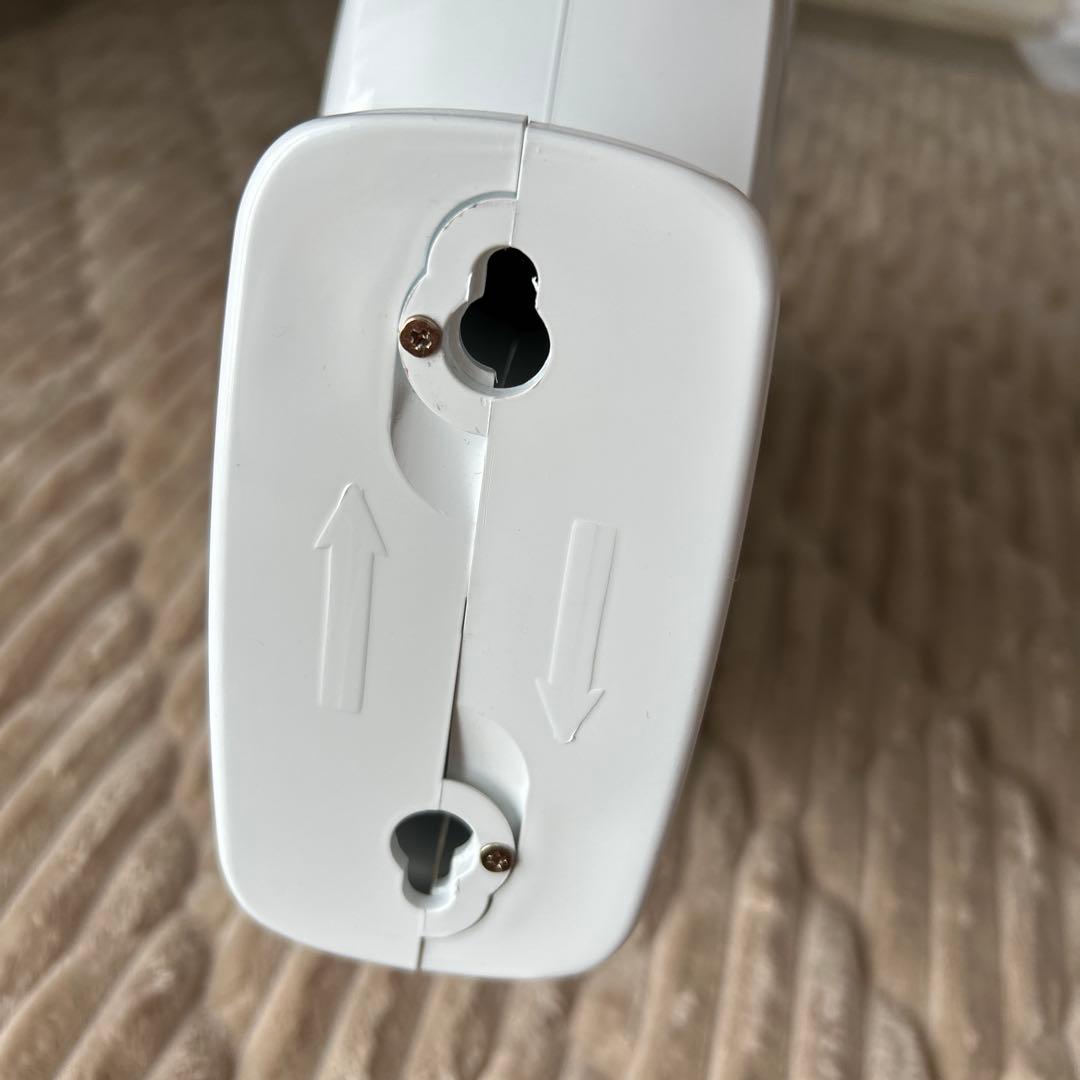 両面電波時計　壁掛け　ホワイト