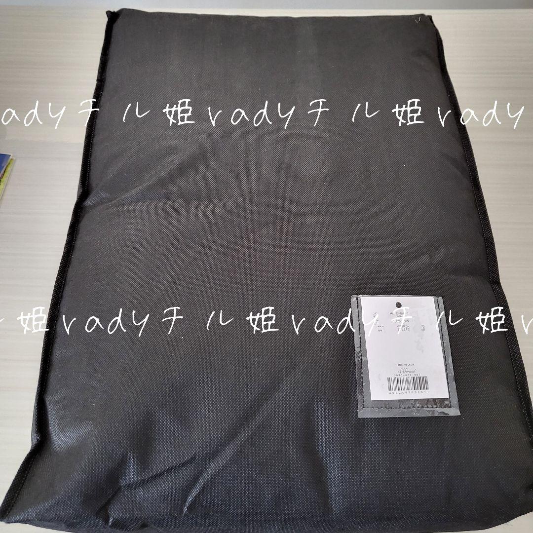 rady フラワーベッドカバー　ダブルサイズ　ピンク×ブラック