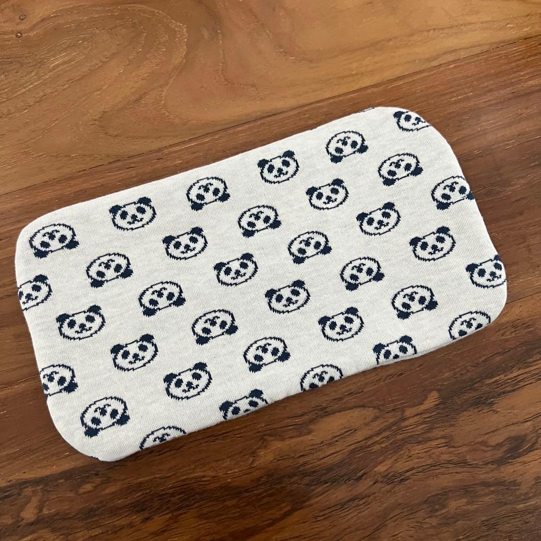 sun&leafパンダ×6重ガーゼ＊ハンカチ＊25×13.5cm