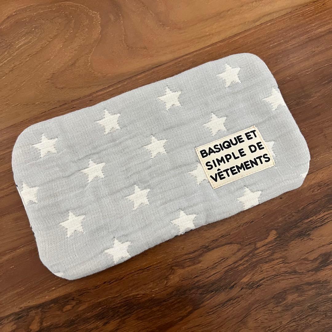 sun&leafパンダ×6重ガーゼ＊ハンカチ＊25×13.5cm