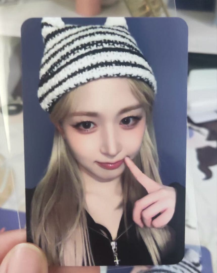 NMIXX ヘウォン 1st makestar 限定 ネコミミニット帽 トレカ - メルカリ