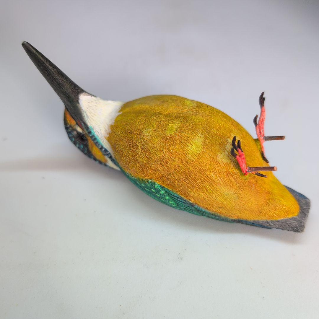 コーヒーヤロウさま専用 カワセミ バードカービング 野鳥彫刻 木彫りの