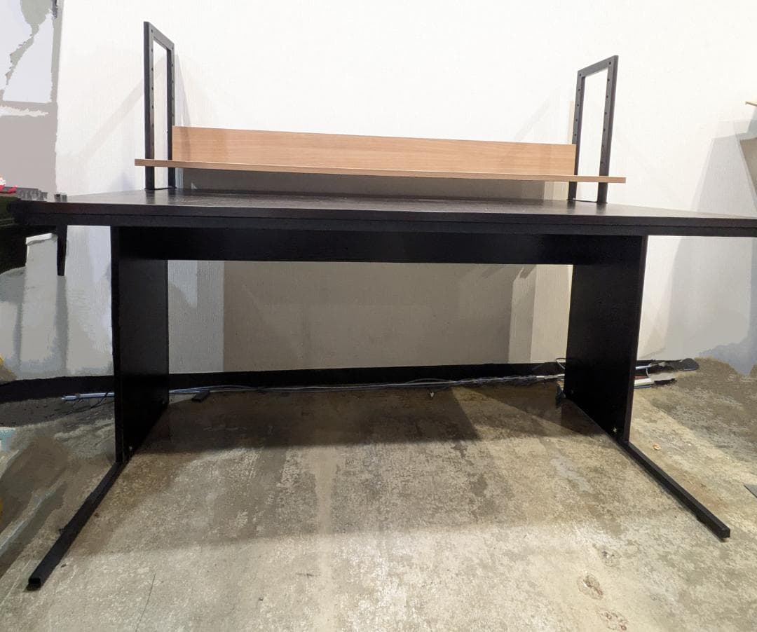 i☆ オフィスコム オフィスデスク 幅1400 机上ラック ワークデスク 事務机