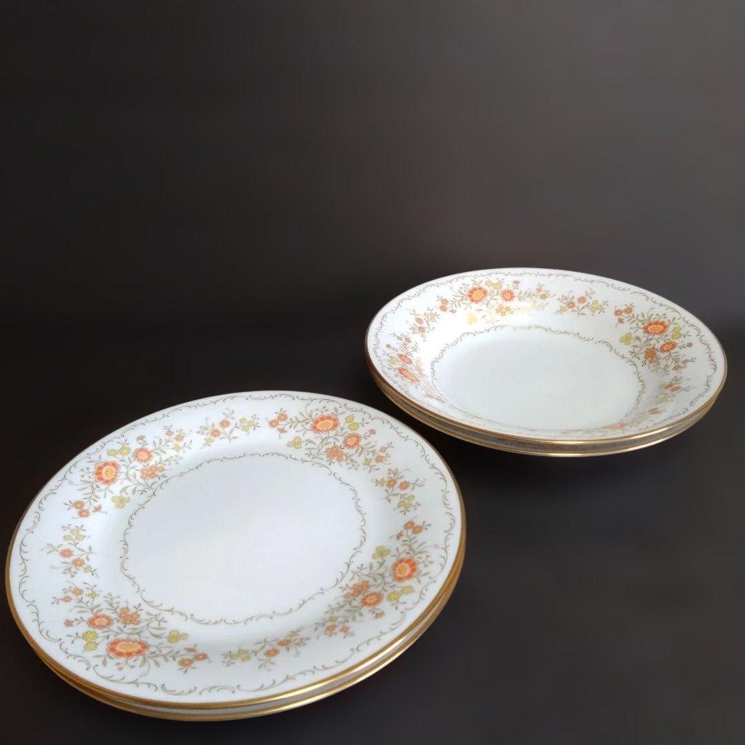 未使用 ノリタケ インスピレーションプレート4枚　ヴィンテージ