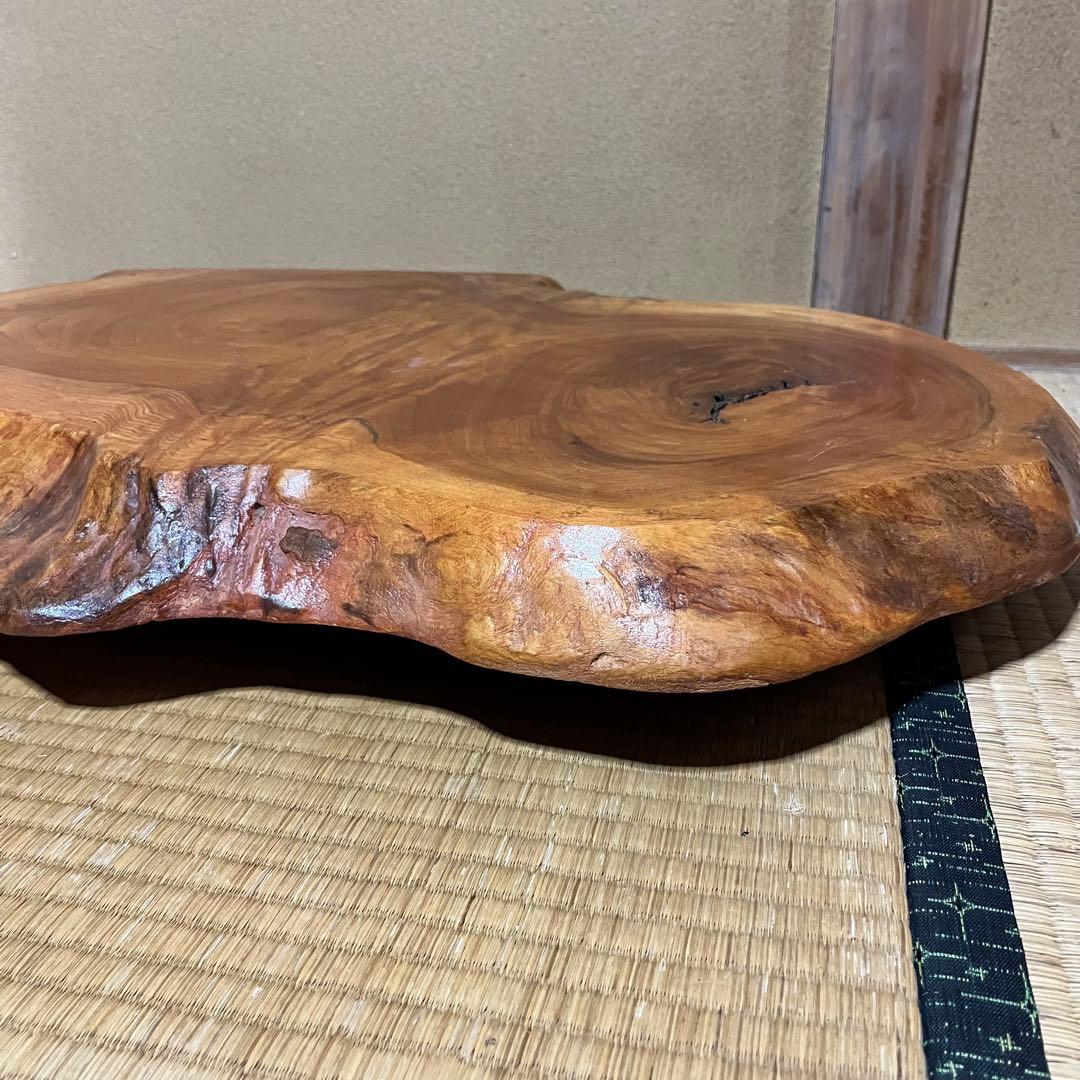 特大サイズ　飾り台座　一枚板　天然木　花台