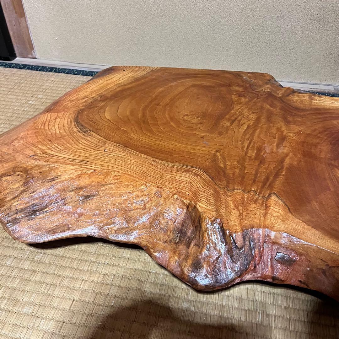 特大サイズ　飾り台座　一枚板　天然木　花台