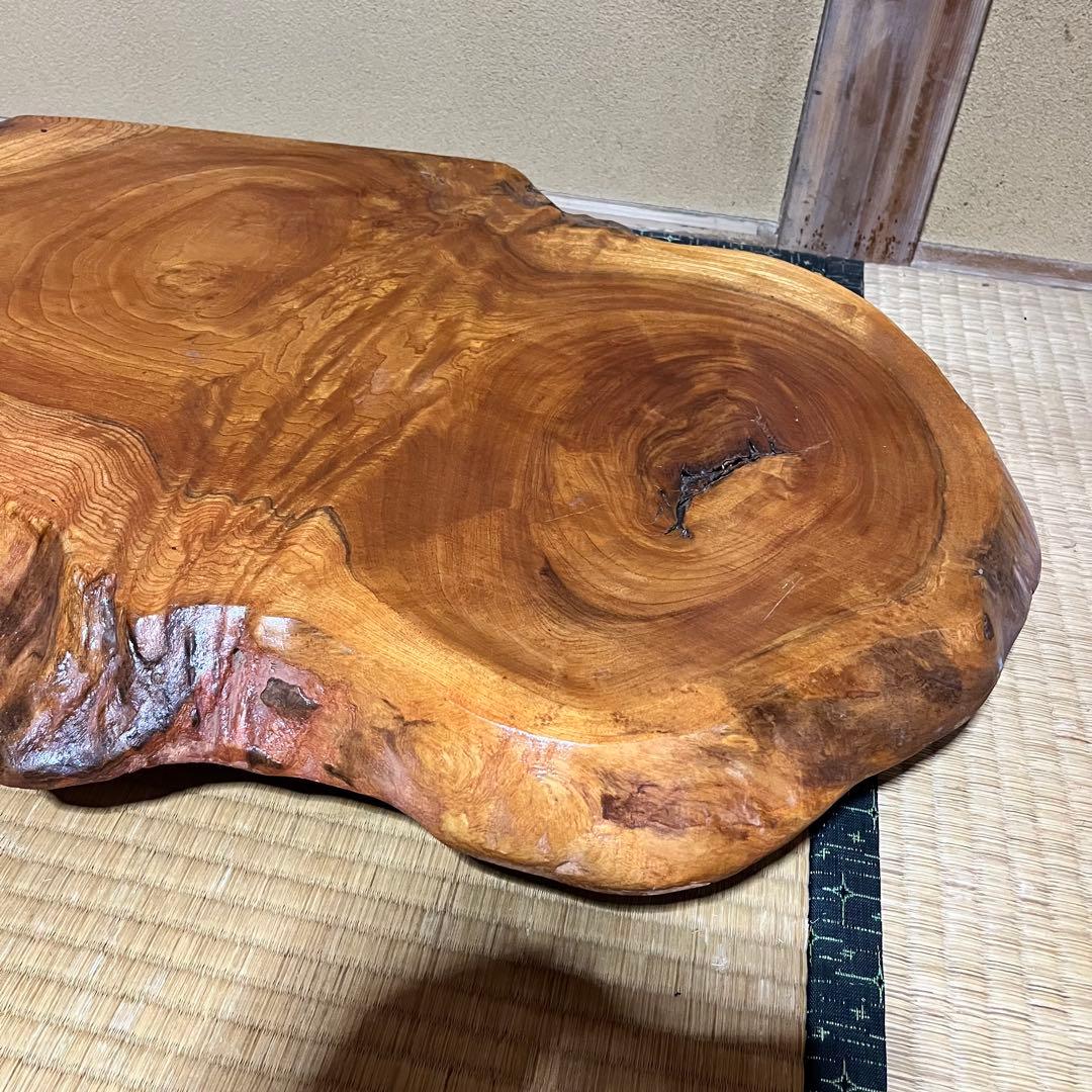 特大サイズ　飾り台座　一枚板　天然木　花台
