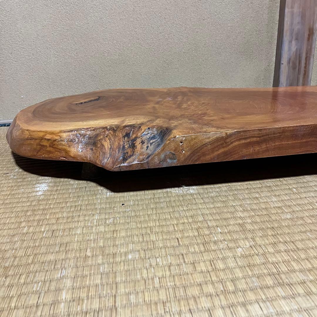 特大サイズ　飾り台座　一枚板　天然木　花台