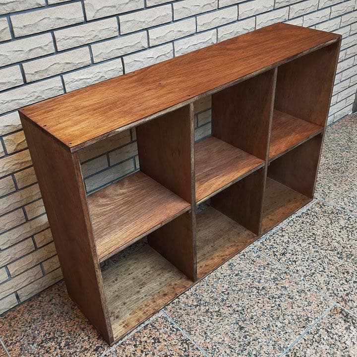 組立有 送料込 塗装済 ハンドメイド 木製 スタッキング シェルフ 本棚 収納棚