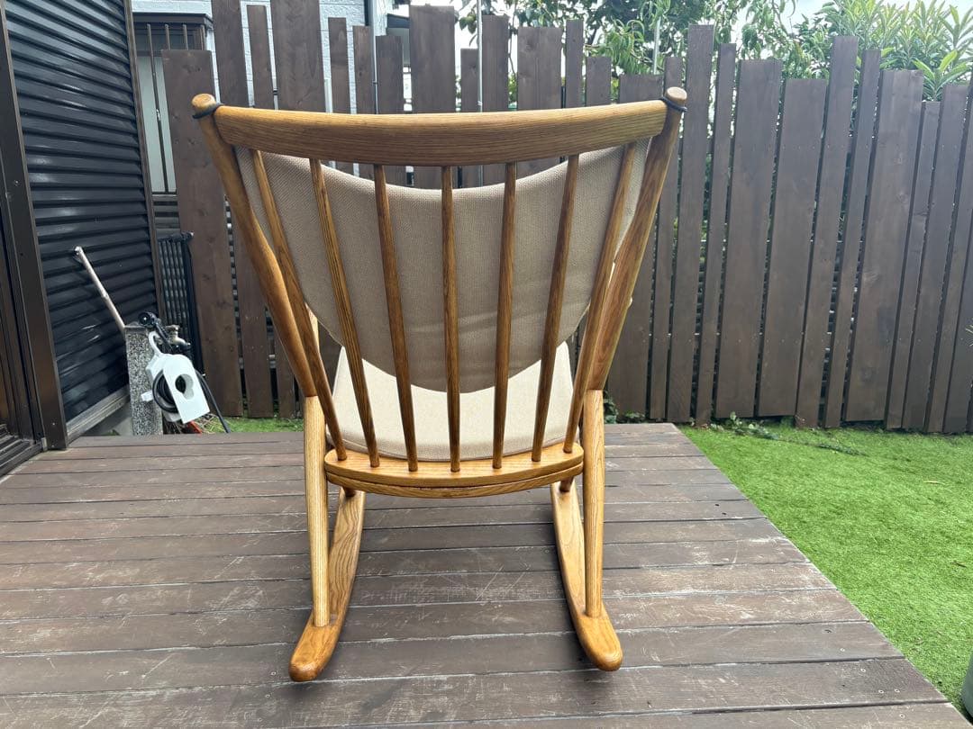 【定価¥129,800】グリーンホルト フランクスロッキングチェア ベージュ