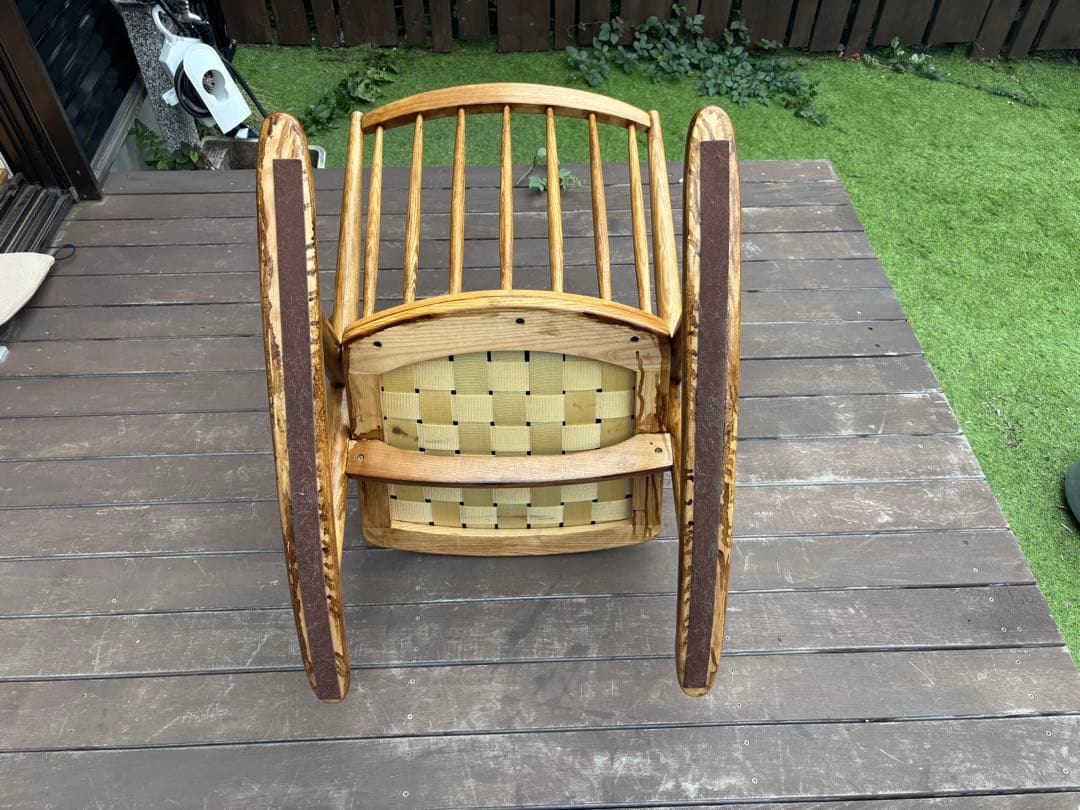 【定価¥129,800】グリーンホルト フランクスロッキングチェア ベージュ