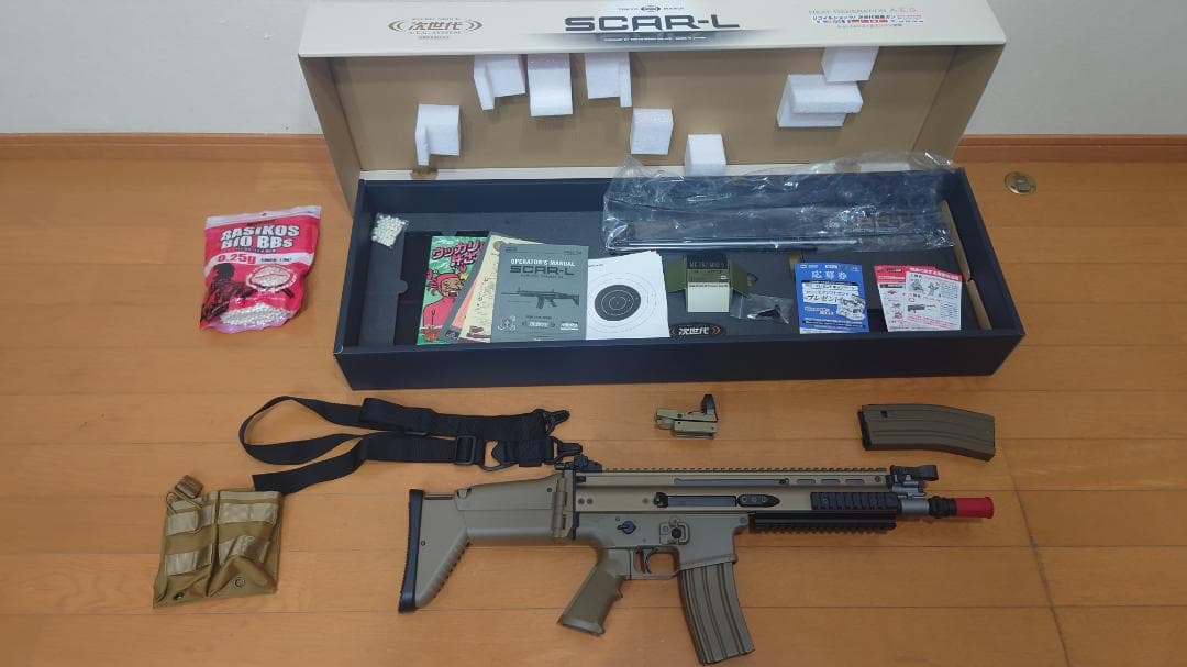 東京マルイ SCAR-L CQC 次世代電動ガン　セット 箱有　付属有