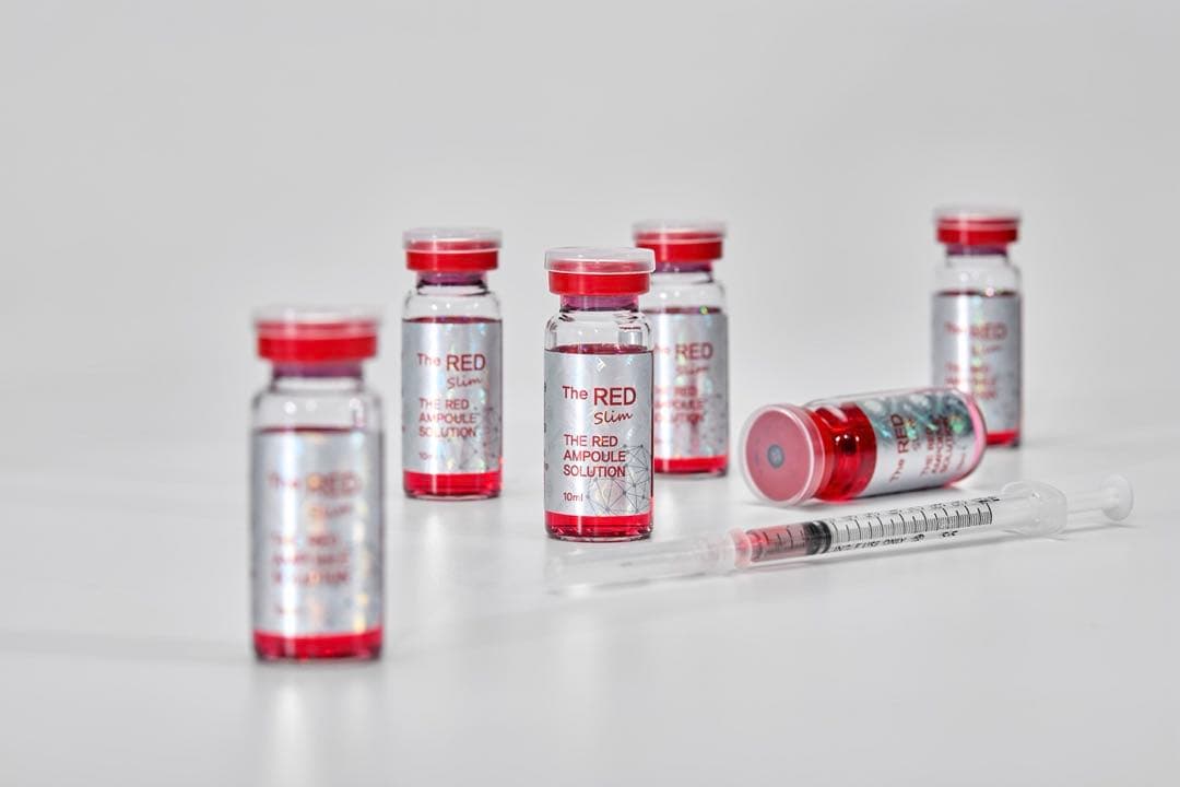 The RED AMPOULE SOLUTION 1本 サロンで脂肪溶解