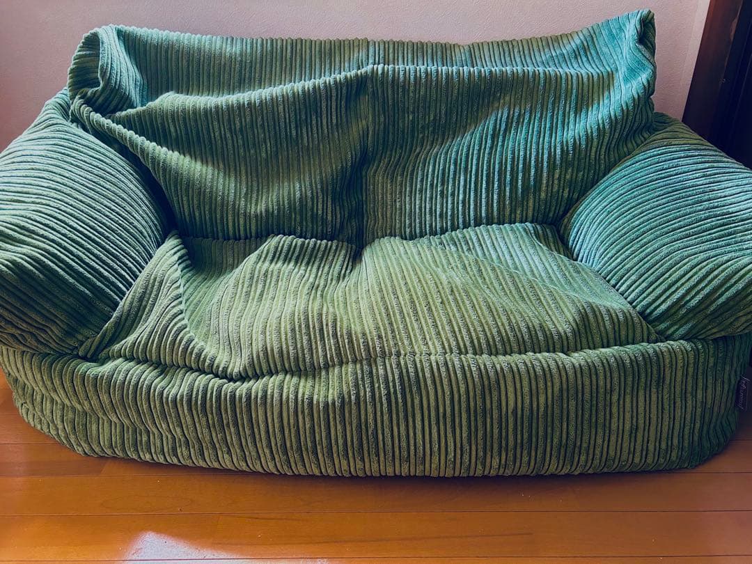 【最終値下げ】lounge pug オリーブグリーン コーデュロイ ソファ
