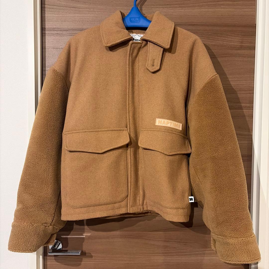 ナップタイム Naptime. Nissy ボアジャケット L - メルカリ