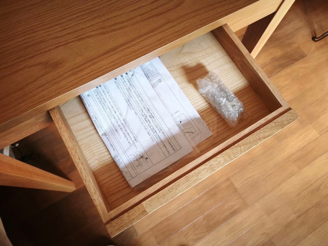 【美品】完成品　 ベルメゾン　コンパクトデスク　80×40